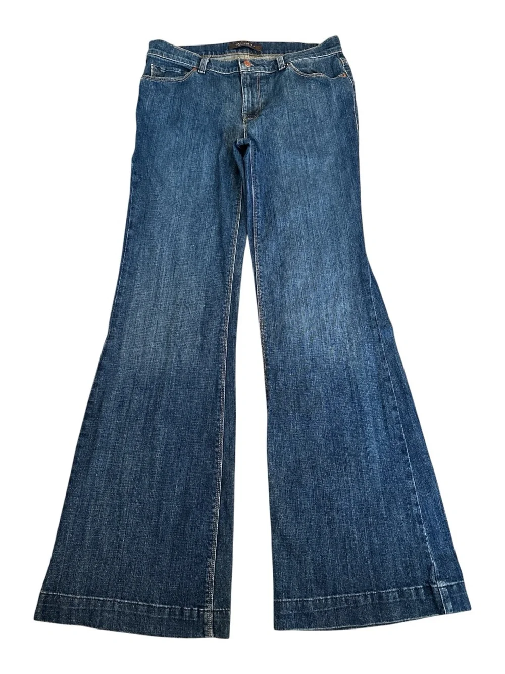 THE LIMITED Embroidered Wide Leg Flare Jeans Women’s Size 12 Y2K Boho